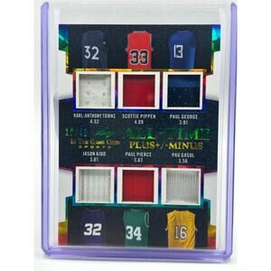 2024 Leaf In The Game Used 6 Patch Memorabilia /40 Pippen Pierce Gasol Kidd KAT
